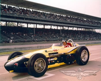 Keller drove the Sam Traylor Special Offy at Indy in 1961