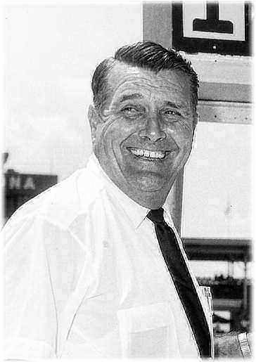 Joe Epton, Chief Scorer at work at Nascar . . . always with a smile . . .