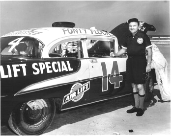 Daytona Beach. Check out the trademark shorts!