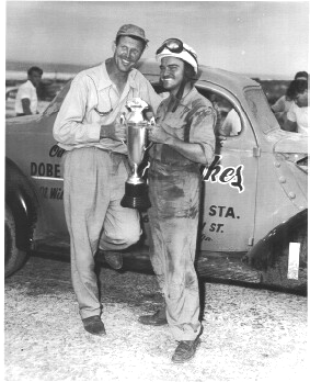 With Bill France and another trophy on the beach