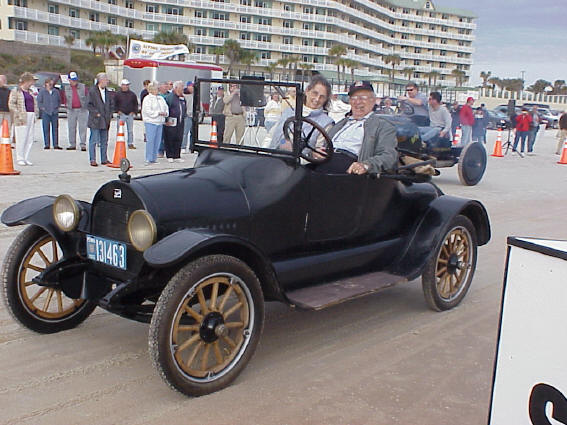 Hilly during Birthplace of Speed Events with Sue Davis, head of the Stanley Steamer Museum in Maine - 2003