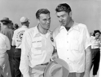 Jack Smith with the legendary Curtis Turner