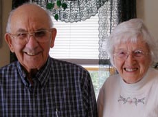 Lloyd with wife Virginia