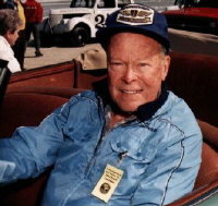 "Mad" Marion MacDonald in 1997 at Living Legends of Auto Racing event in Daytona Beach