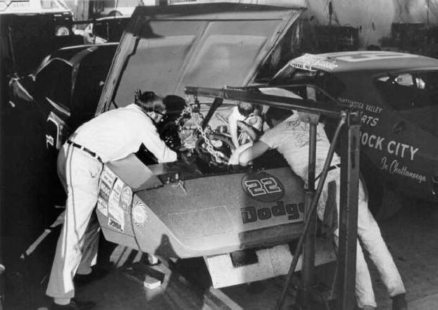 Installing the 305  - Rossi on left