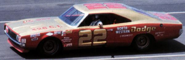 22 Bobby Allison North-Western 1969 Dodge Charger 500 Owner Mario Rossi. Bobby had 4 wins for Mario in 1969.
