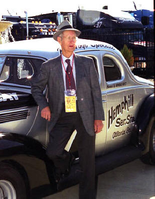 Raymond Parks with Lloyd Seay car